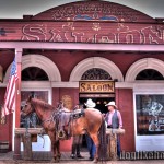 Cowboys outside Big Nose Kates saloon Tombstone