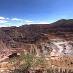 Open cast mining in Bisbee Arizona