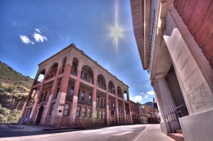 Bisbee main street and post office