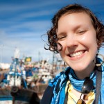 Lian at the docks in Essaouira 150x150 Morocco: Essaouira Photos