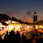 Marrakesh at sunset