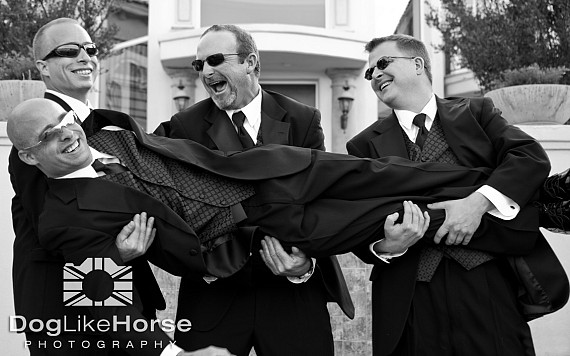 Wedding Photography Having a Laugh Before the Ceremony