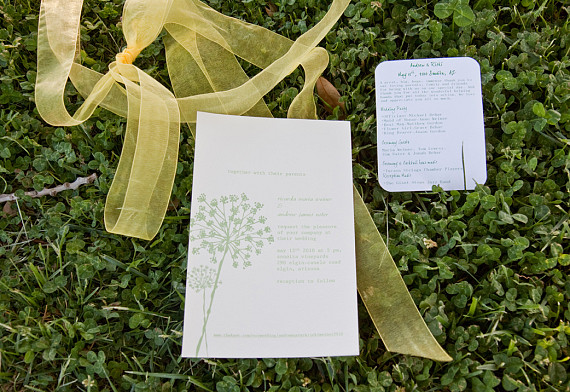 Wedding Photography Invitation Detail